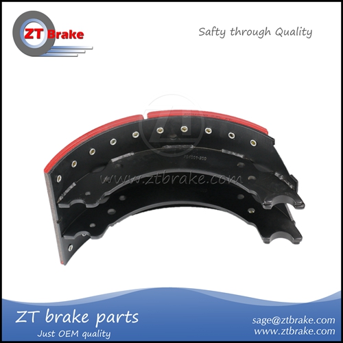 BPW200LOD lined brake shoe